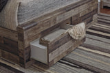 Derekson Panel Bed with 2 Storage Drawers