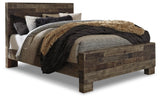 Kensley Panel Bed with Mirrored Dresser and Chest