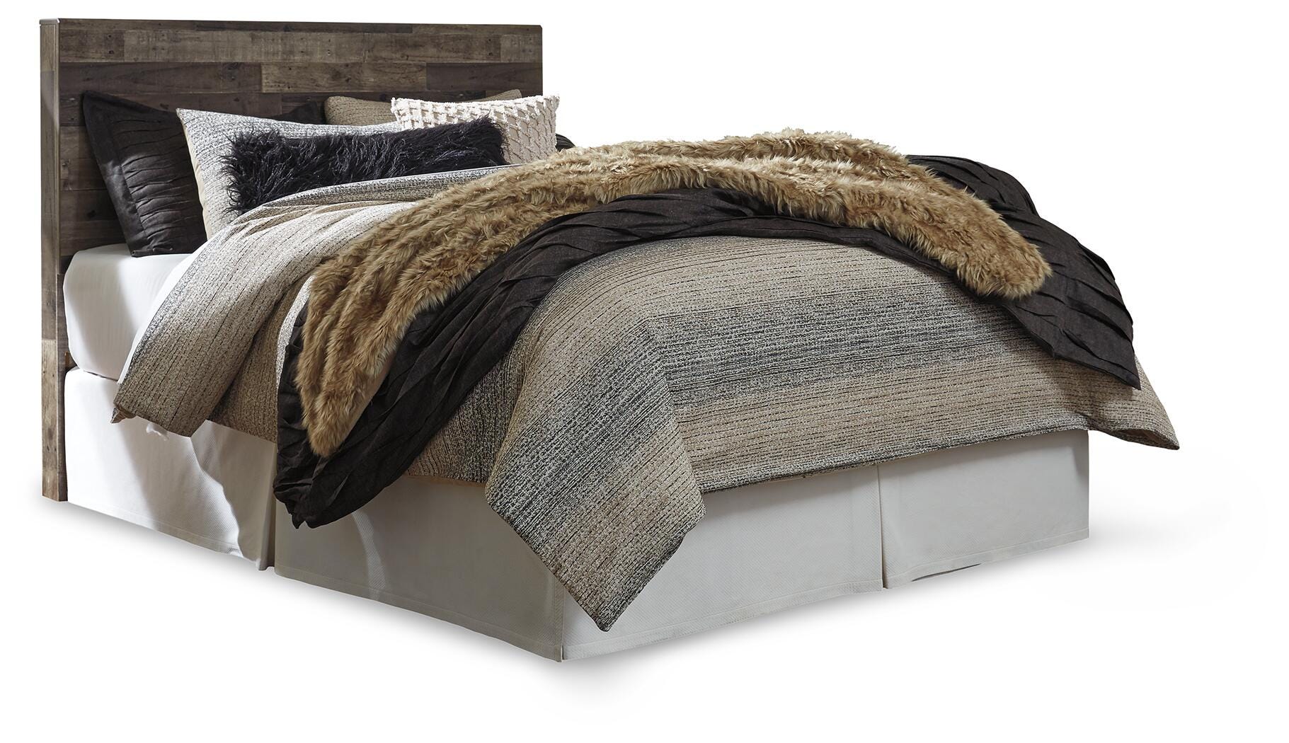 Derekson Panel Headboard with Dresser