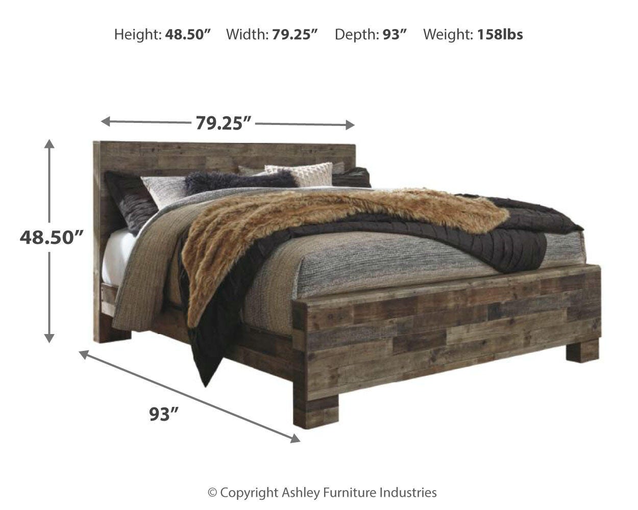 Derekson Panel Bed, Dresser, Mirror and Nightstand