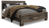 Derekson Panel Bed and 2 Nightstands