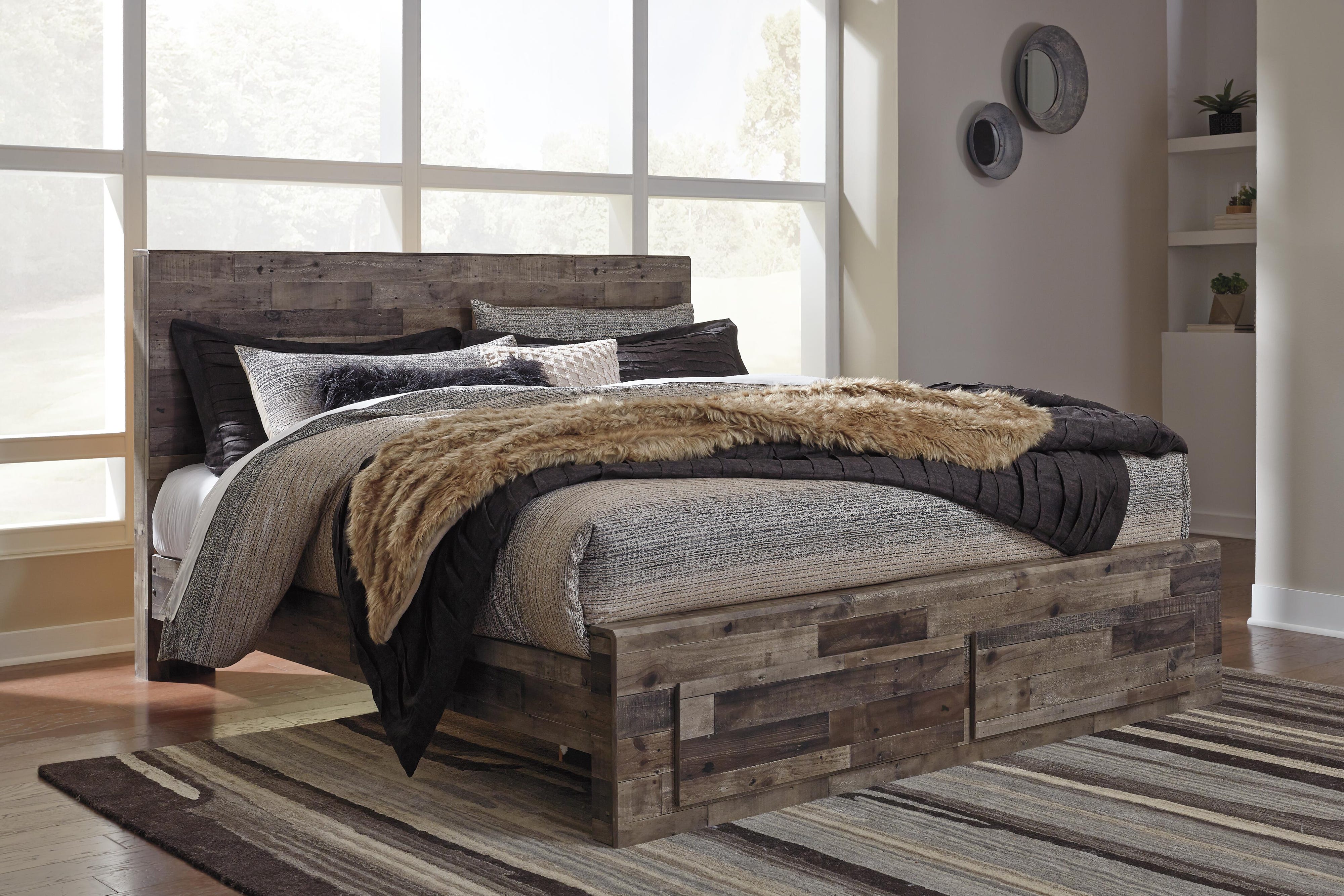 Derekson Storage Bed, Dresser, Chest and 2 Nightstands