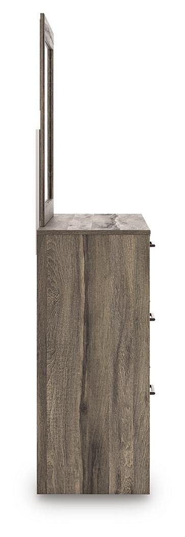 Elbrim Panel Bed, Dresser, Mirror and Nightstand
