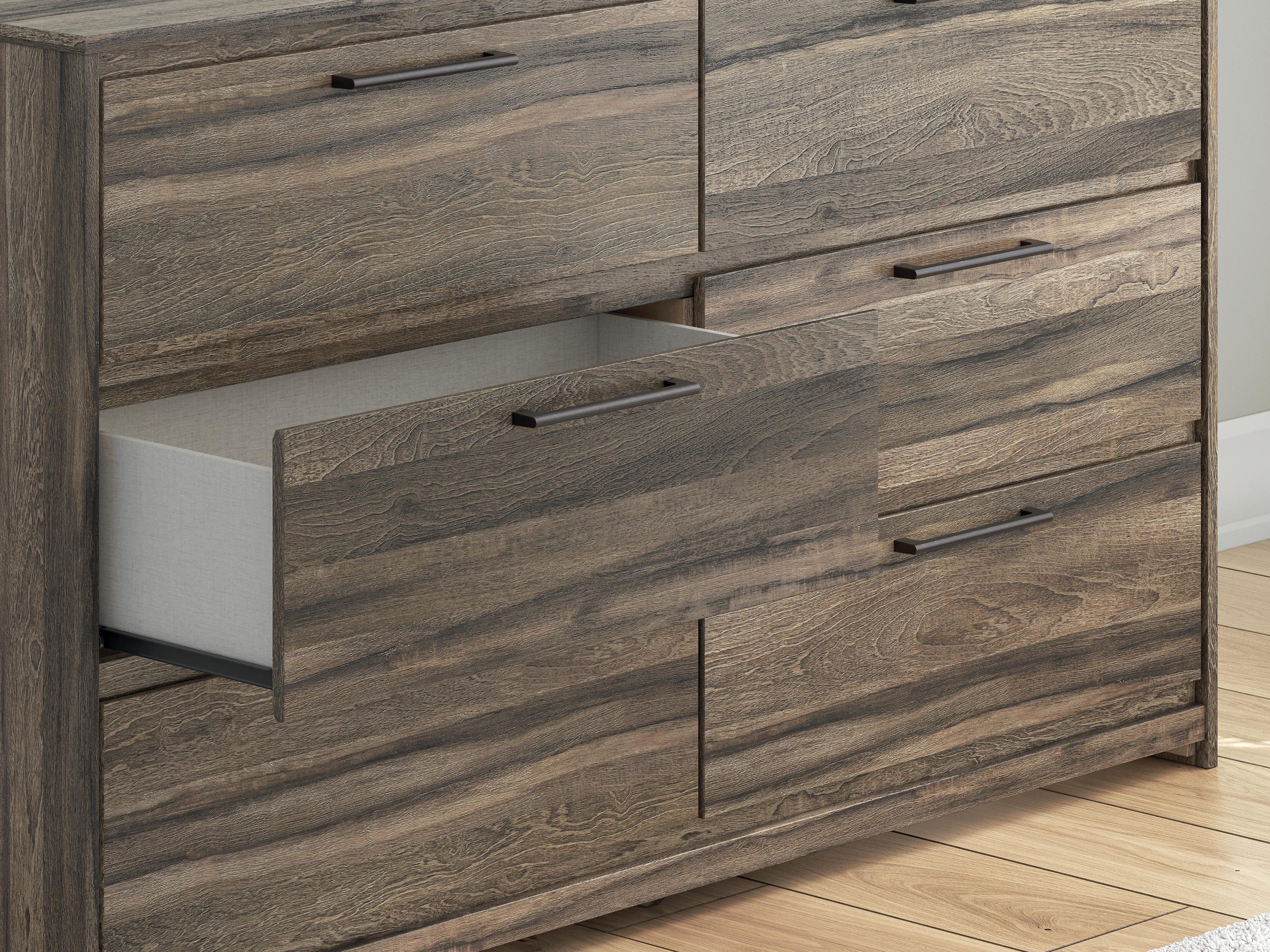 Elbrim Storage Bed, Dresser and Nightstand