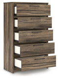 Elbrim Panel Storage Bed, Chest and Nightstand