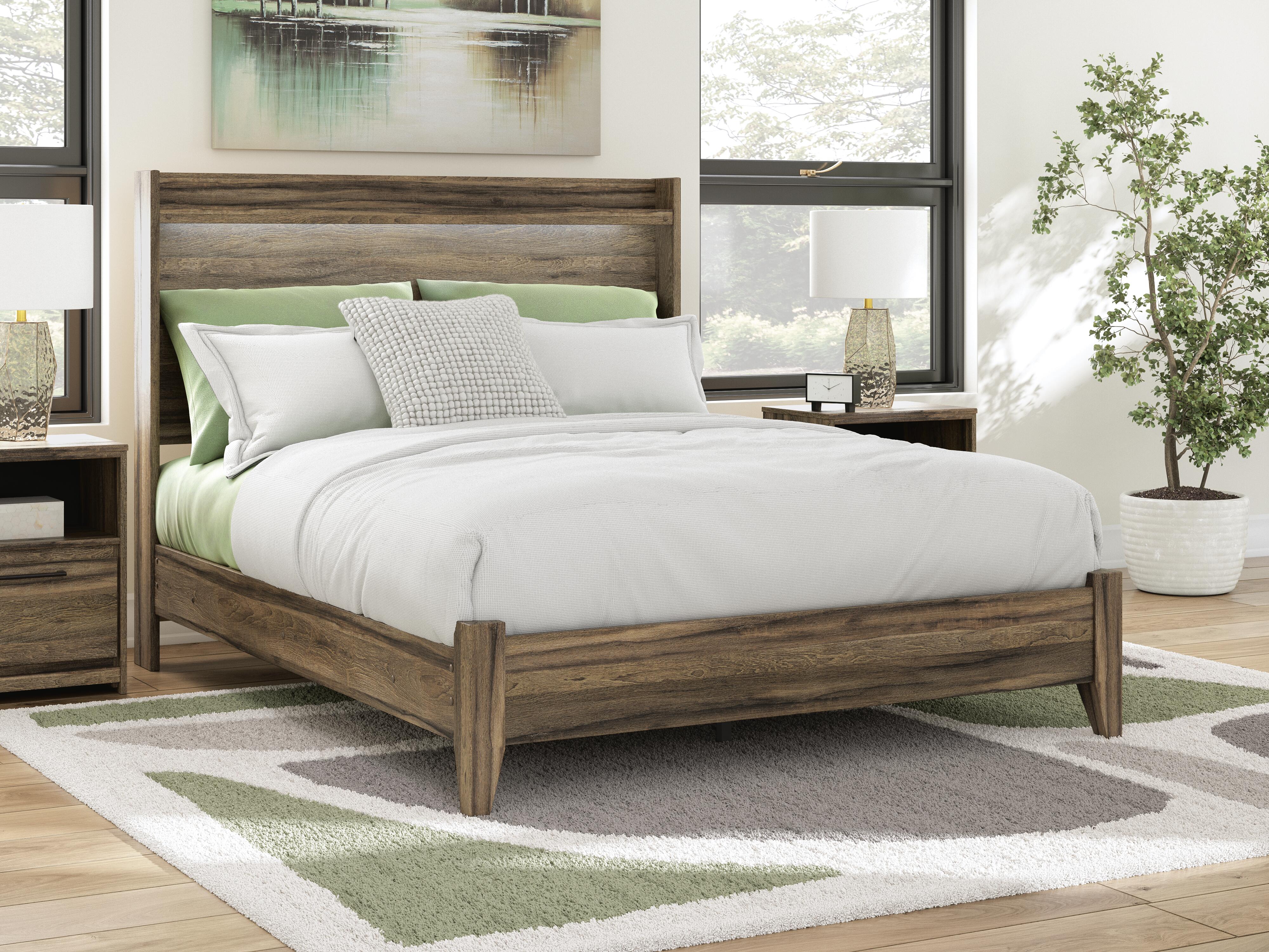 Elbrim Panel Bed, Dresser and Mirror
