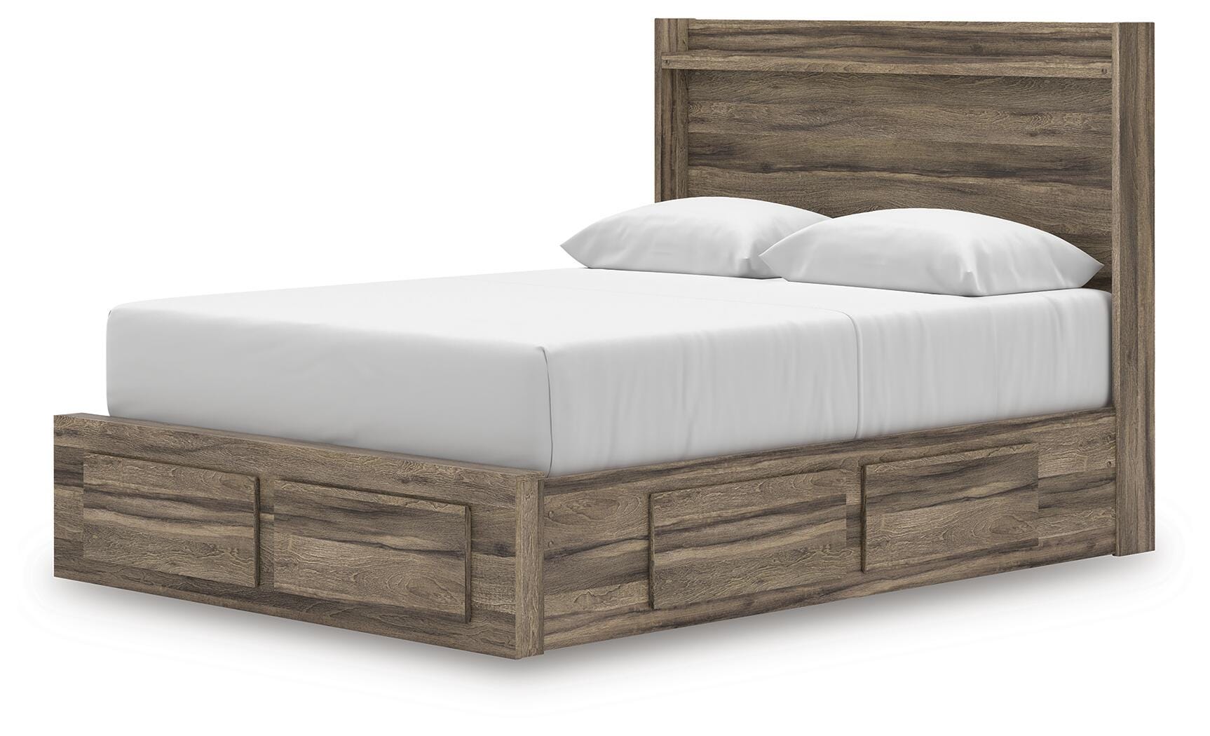 Elbrim Panel Storage Bed, Dresser and Mirror