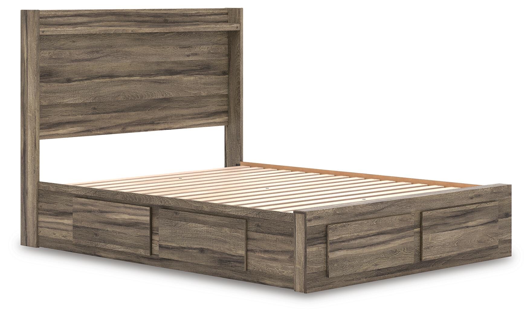 Elbrim Panel Storage Bed, Dresser and Mirror