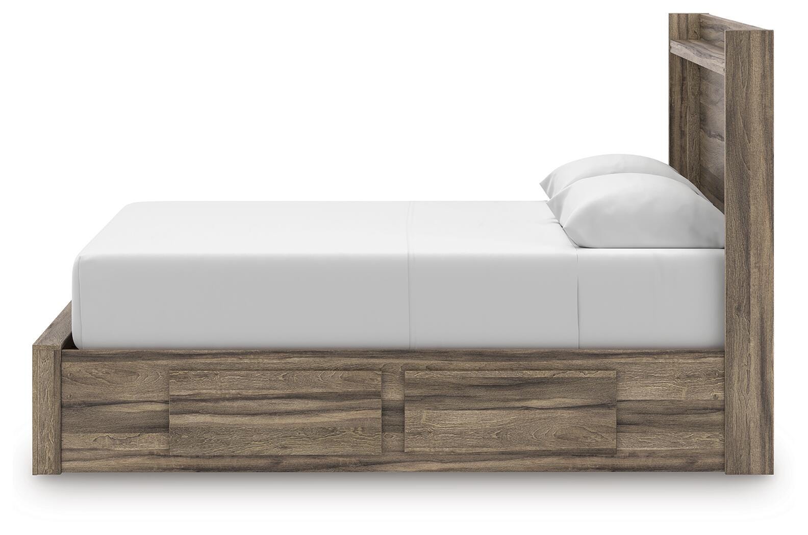 Elbrim Panel Storage Bed, Dresser and Mirror