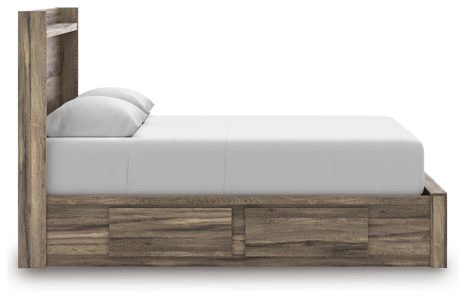 Elbrim Panel Storage Bed, Dresser and Mirror