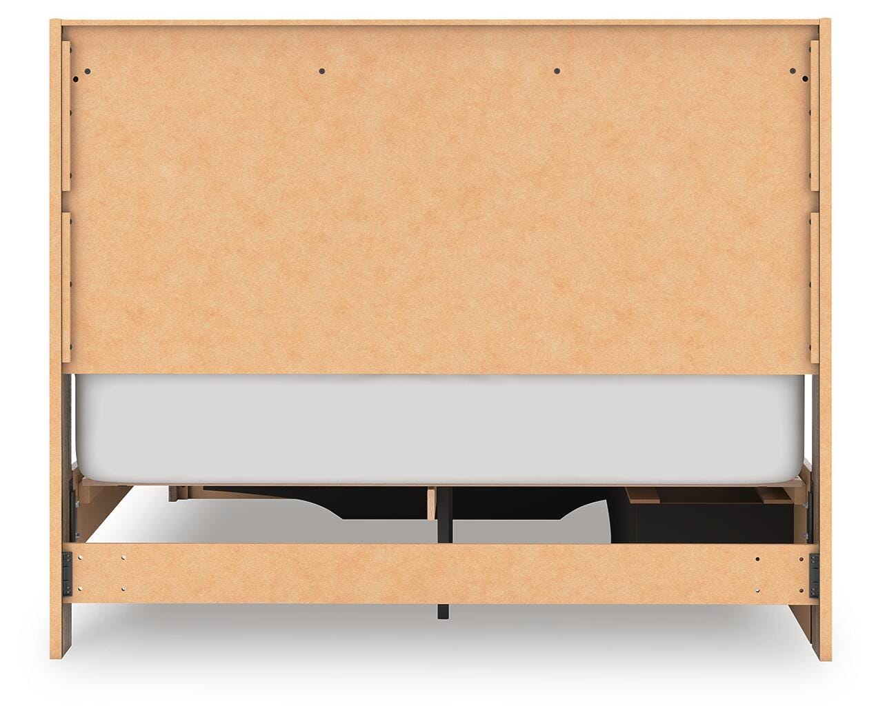 Elbrim Panel Storage Bed, Dresser and Mirror