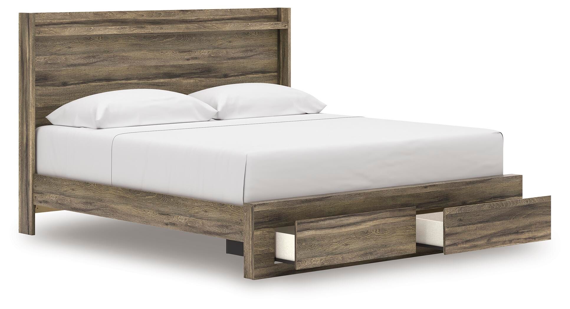 Elbrim Panel Storage Bed, Chest and Nightstand