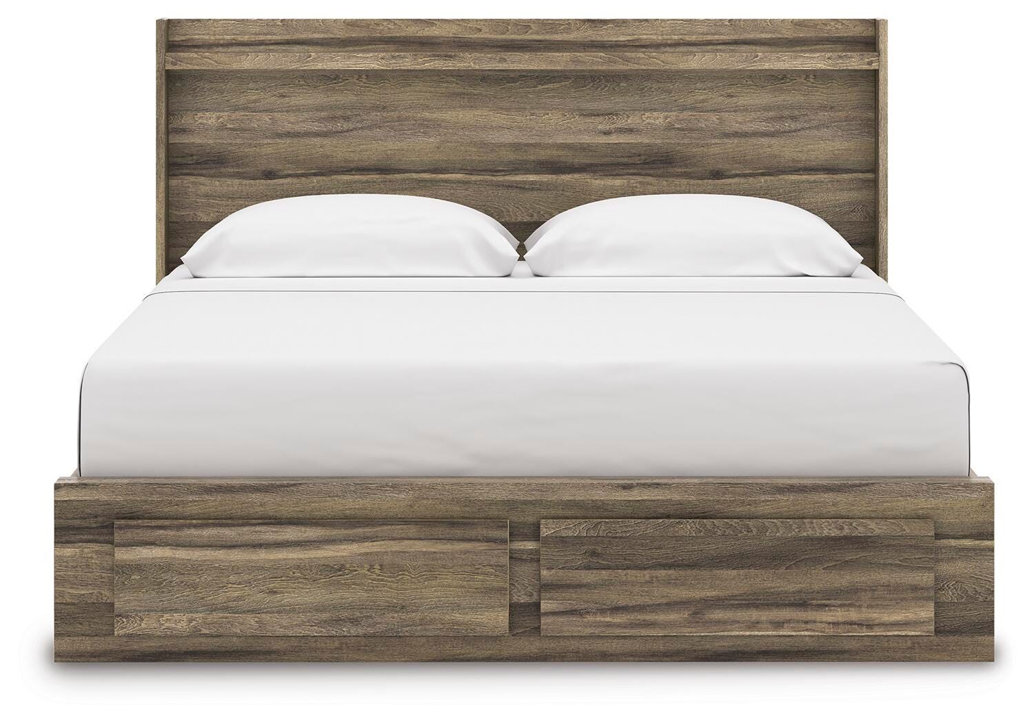 Elbrim Panel Storage Bed, Chest and Nightstand