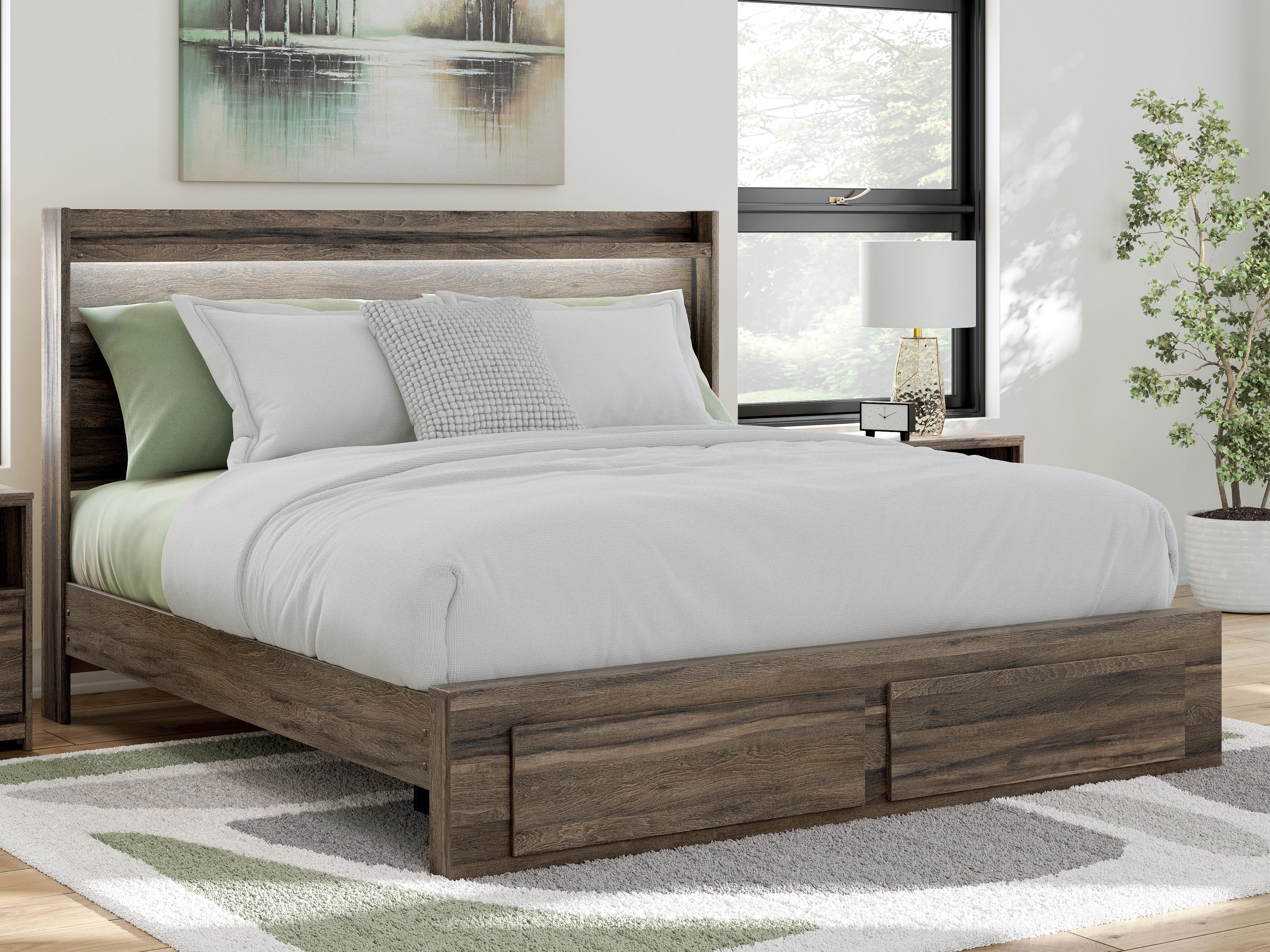 Elbrim Storage Bed, Dresser and Nightstand