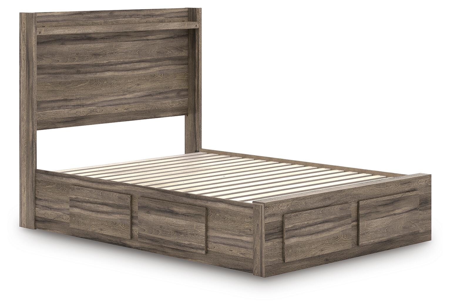 Elbrim Panel Storage Bed, Dresser and Mirror