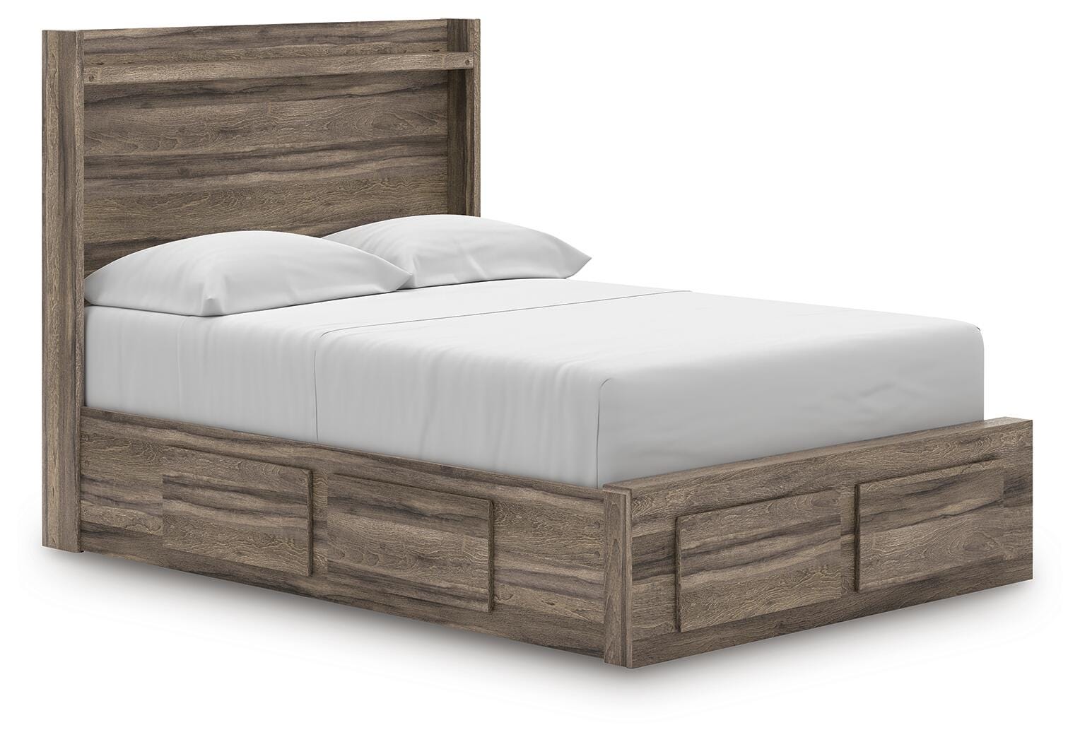 Elbrim Panel Storage Bed, Dresser and Mirror