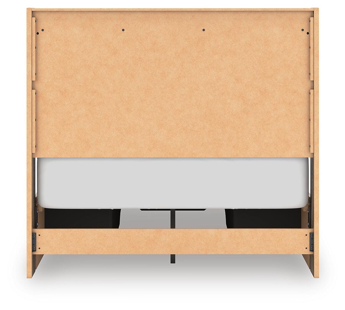 Elbrim Panel Storage Bed, Dresser and Mirror