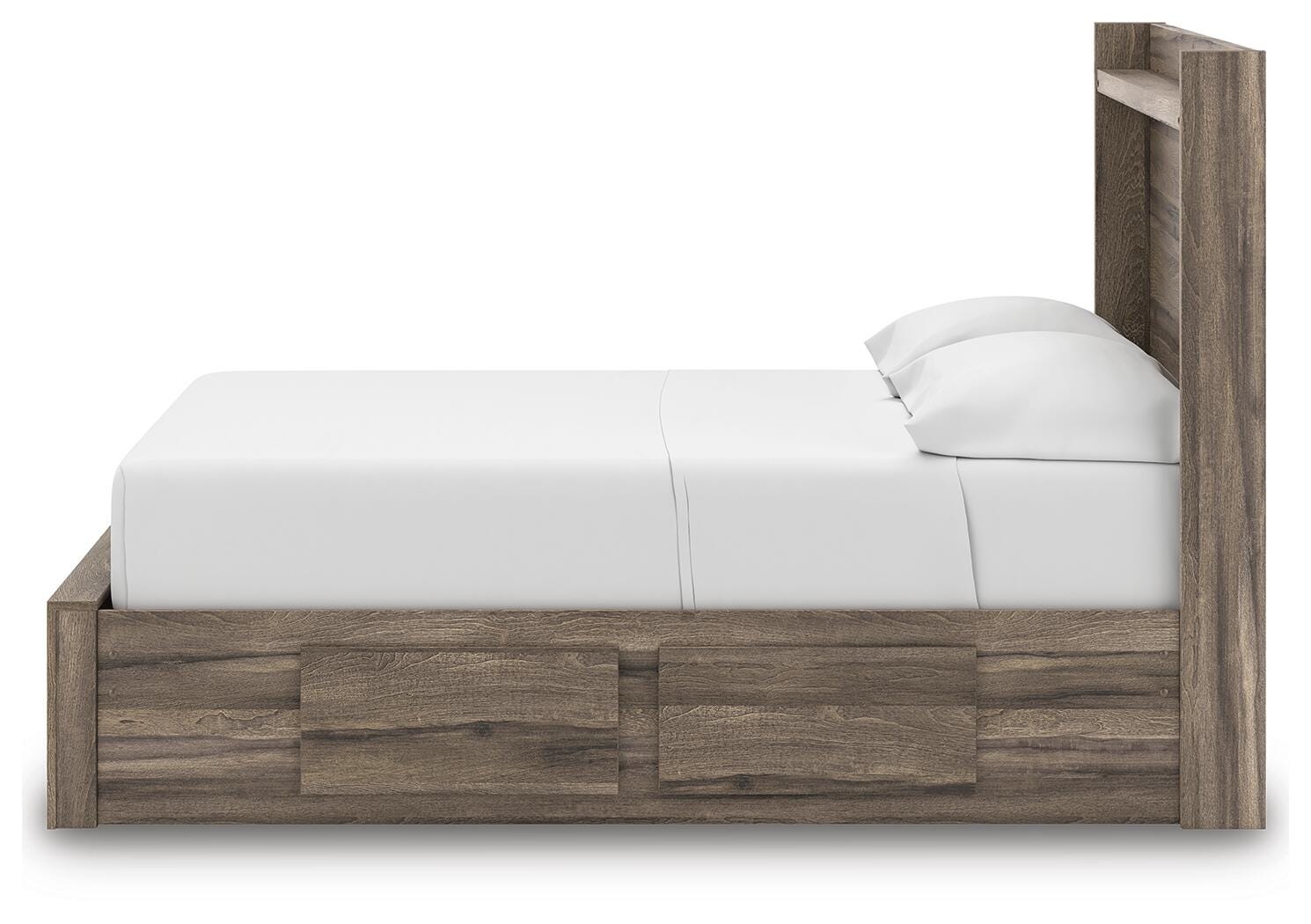 Elbrim Panel Storage Bed, Dresser and Mirror