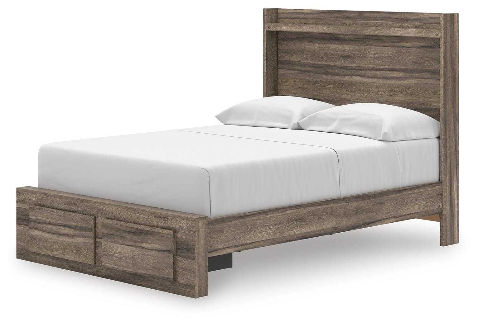 Elbrim Panel Storage Bed, Dresser and Mirror