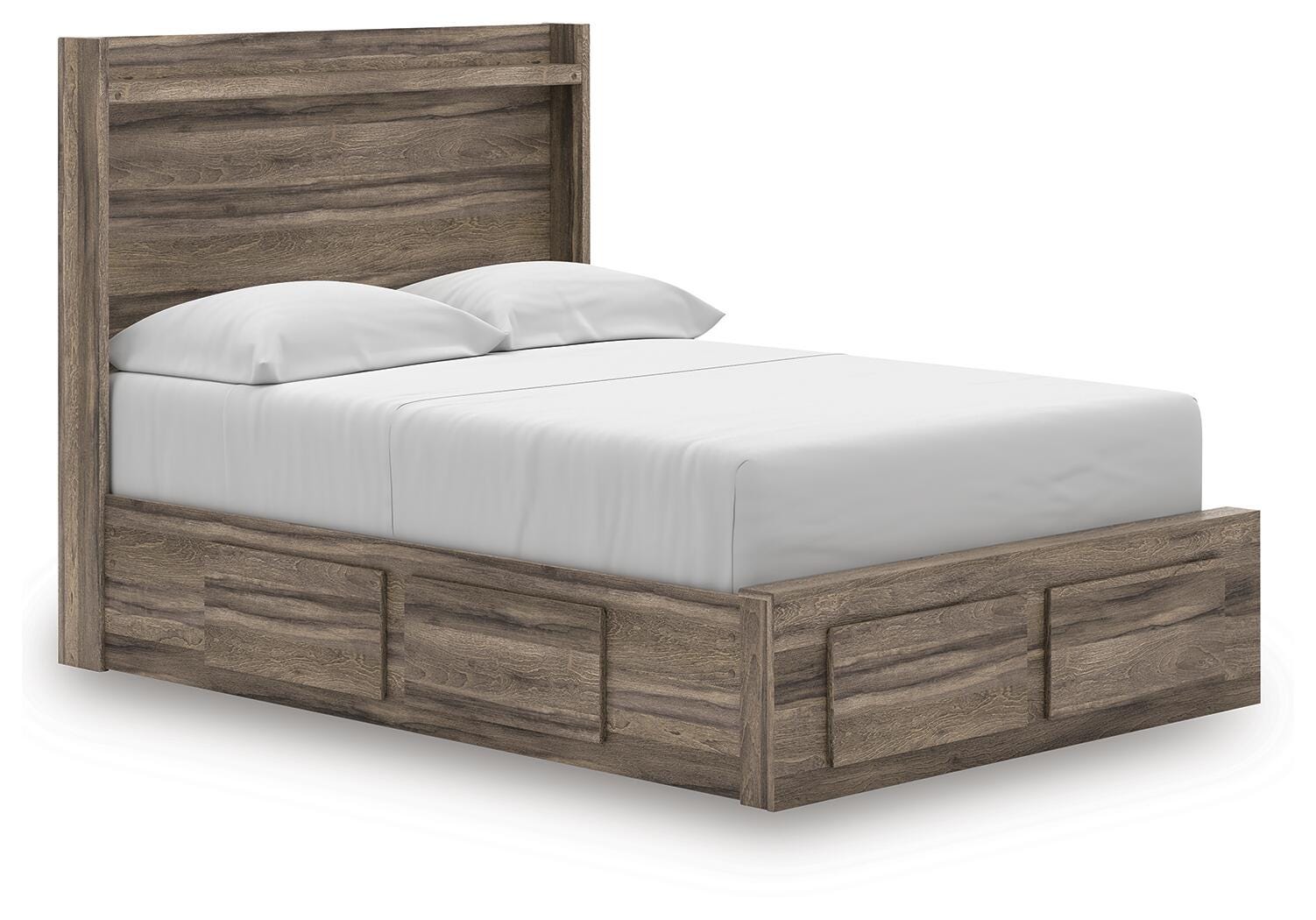Elbrim Panel Storage Bed, Dresser and Mirror
