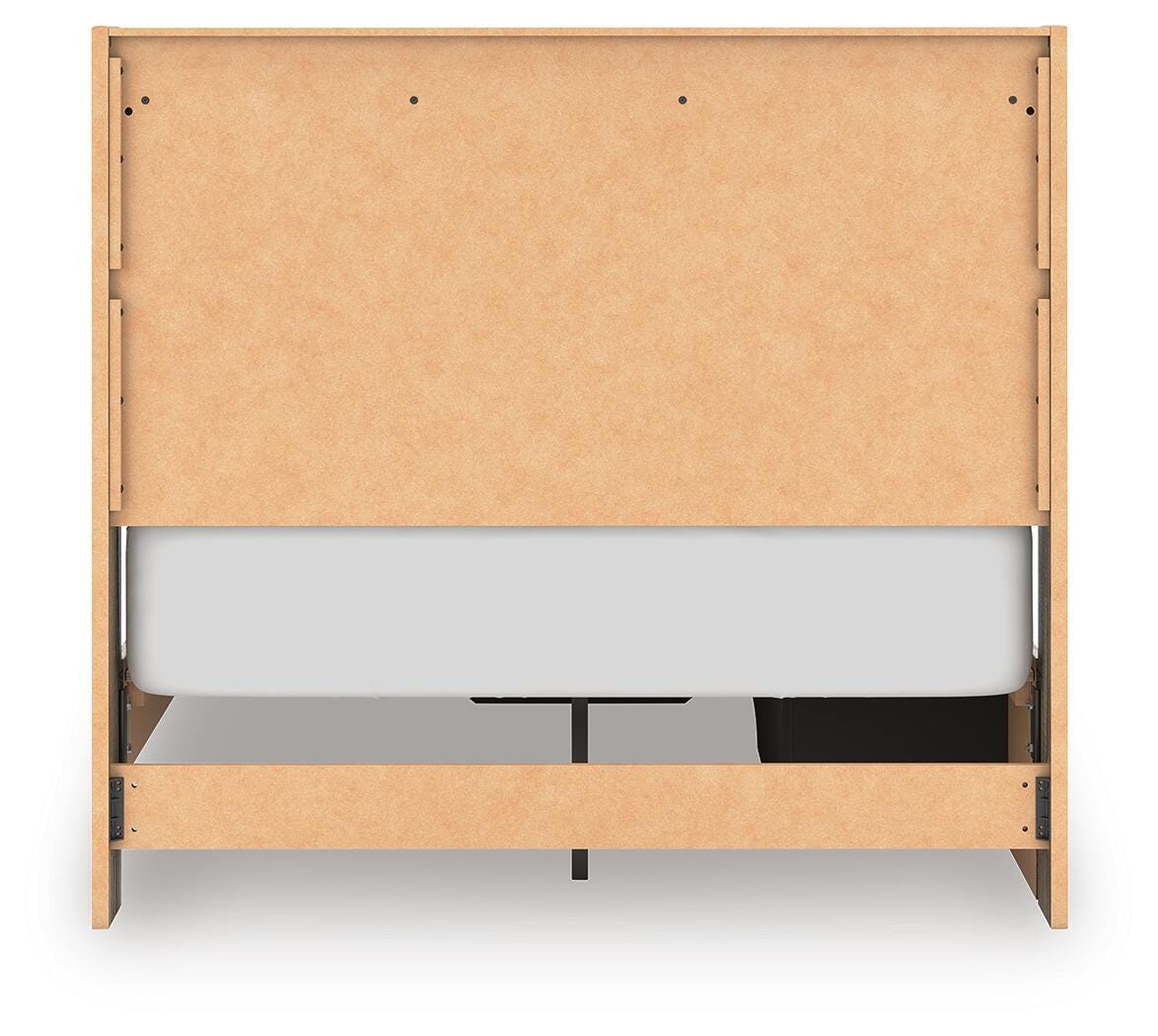 Elbrim Panel Storage Bed, Dresser and Mirror