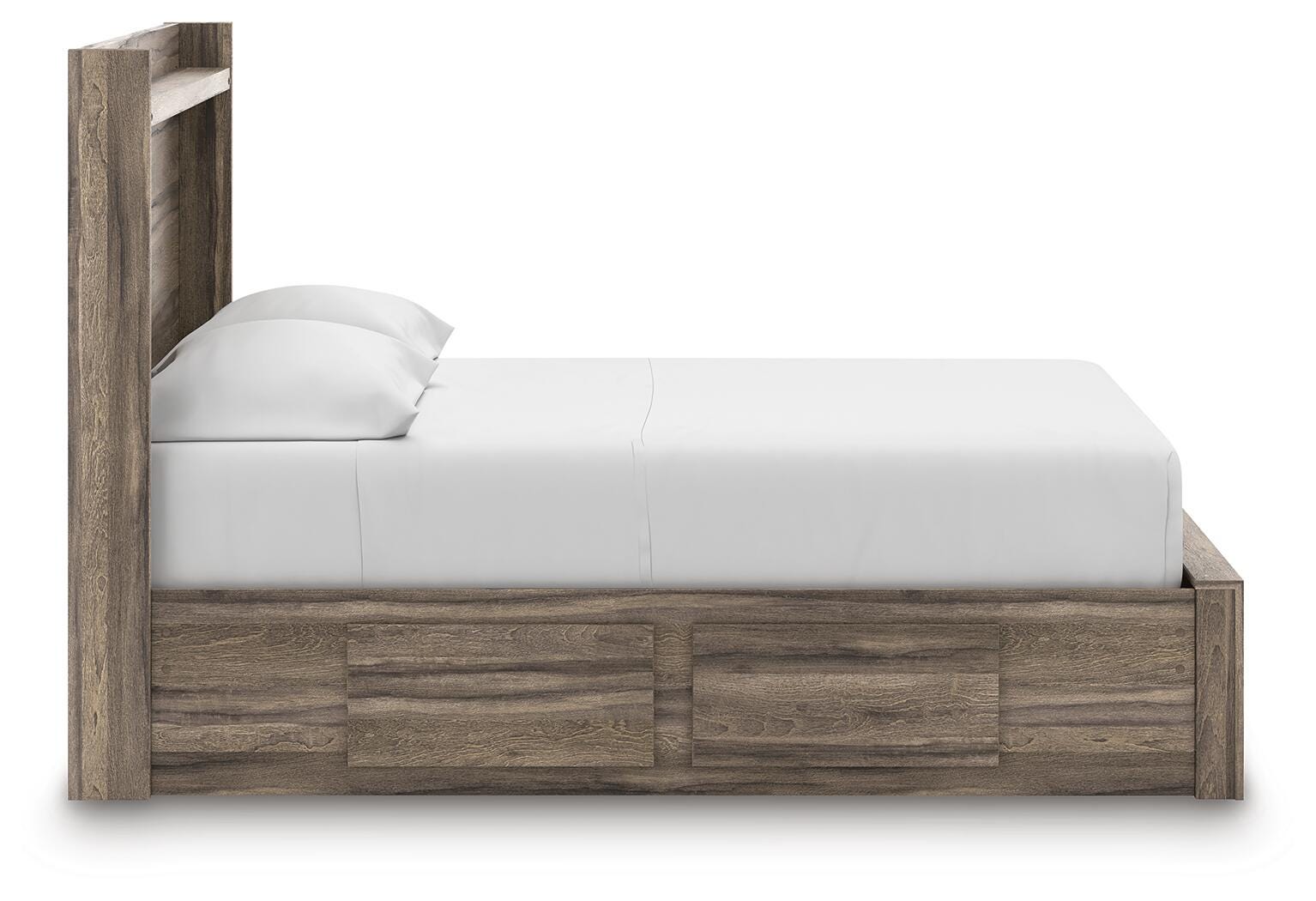 Elbrim Panel Storage Bed, Dresser and Mirror
