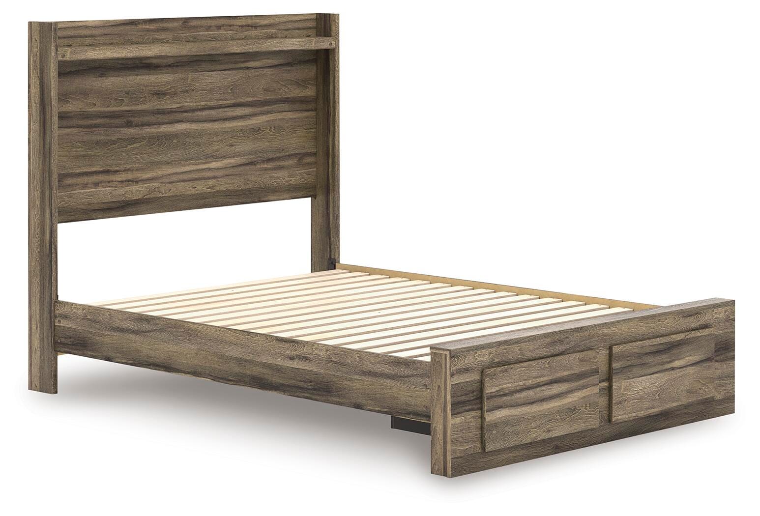 Elbrim Panel Storage Bed, Dresser and Mirror