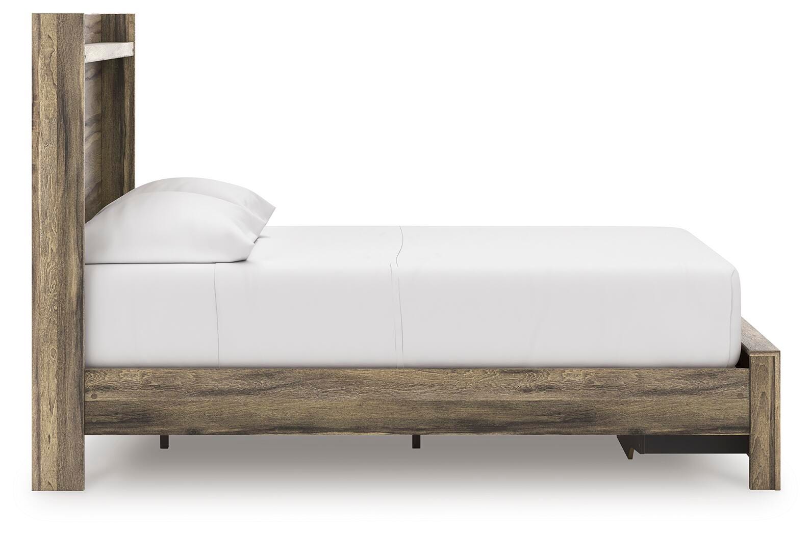 Elbrim Panel Storage Bed, Dresser, Mirror and 2 Nightstands