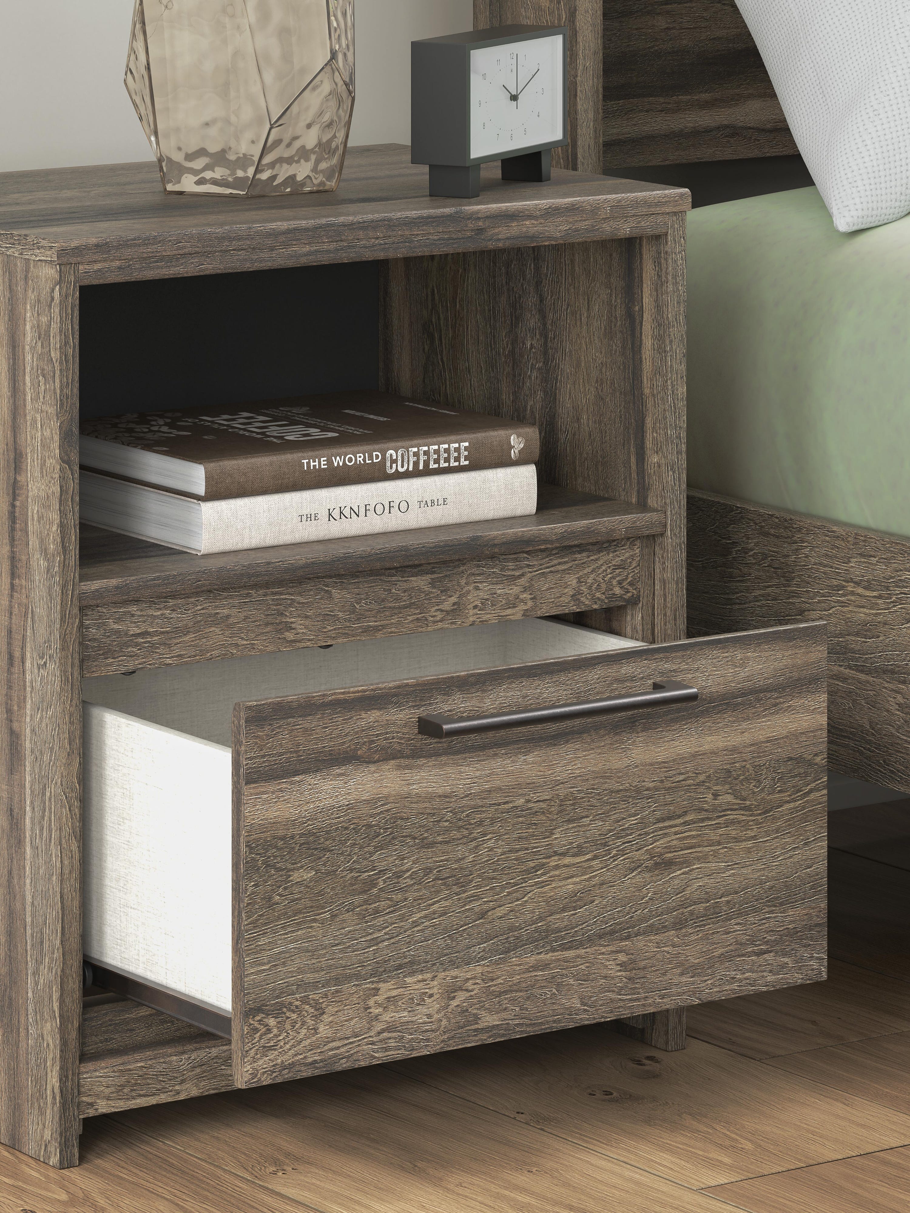 Elbrim Storage Bed, Dresser and Nightstand