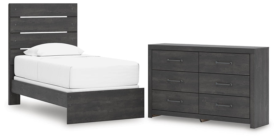 Hollivern Panel Bed and Dresser