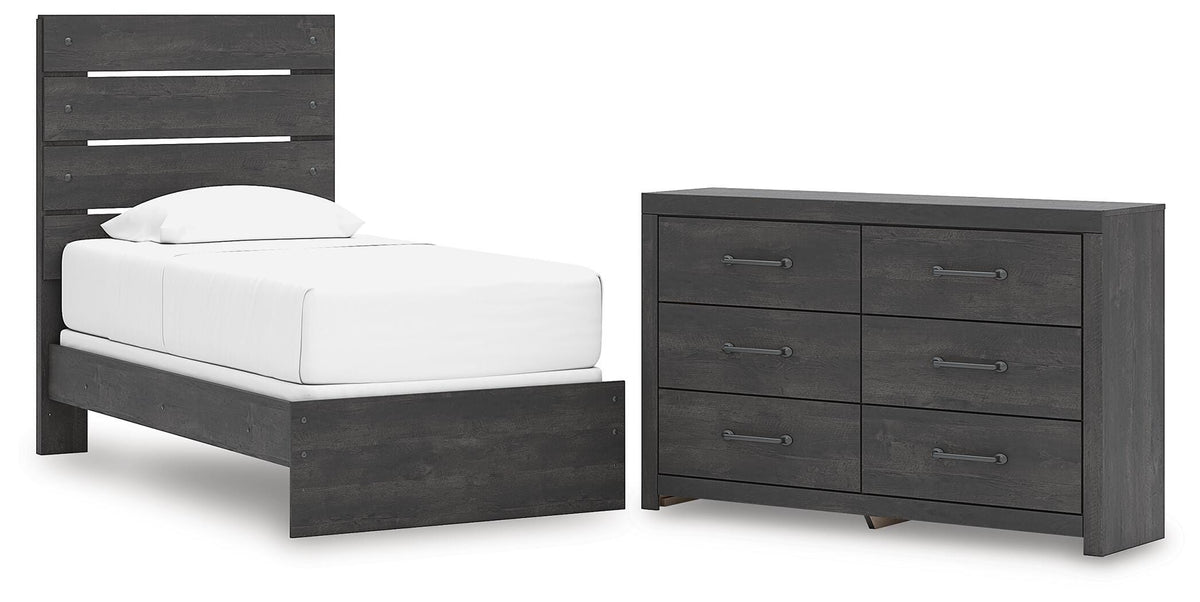 Hollivern Panel Bed and Dresser