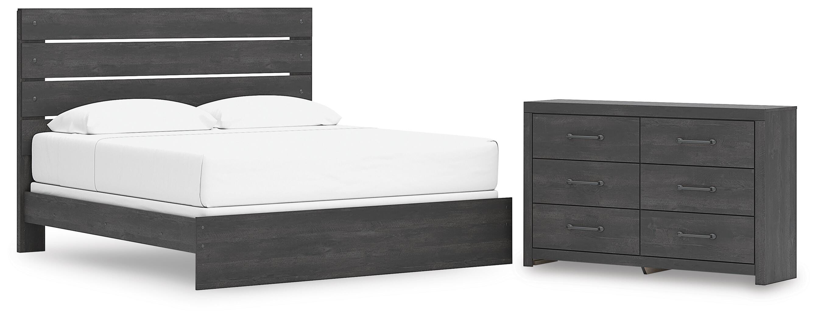 Hollivern Panel Bed and Dresser