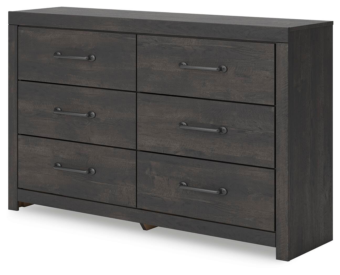 Hollivern Panel Bed with Storage, Dresser and Nightstand