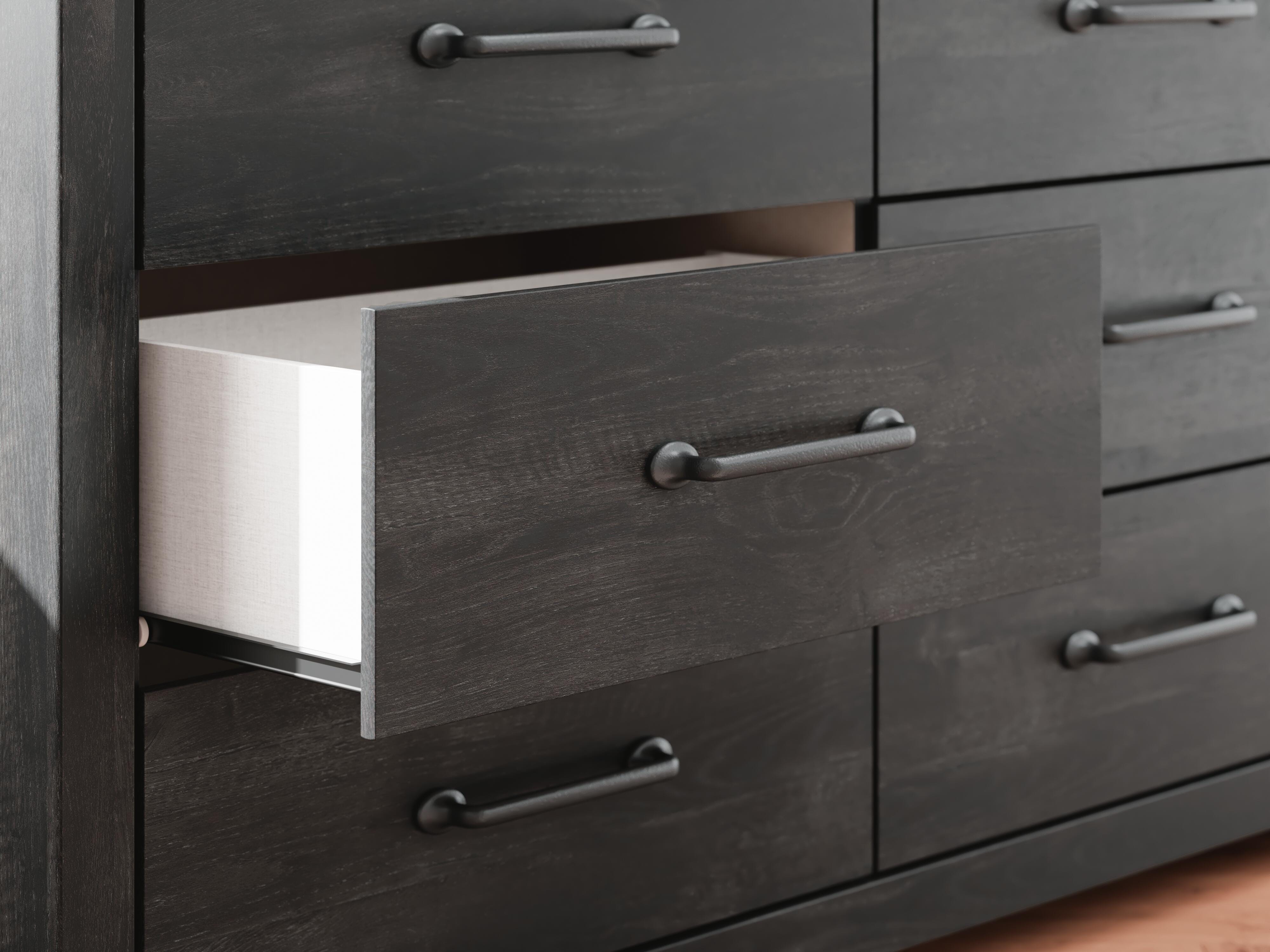 Hollivern Panel Bed, Dresser and Nightstand