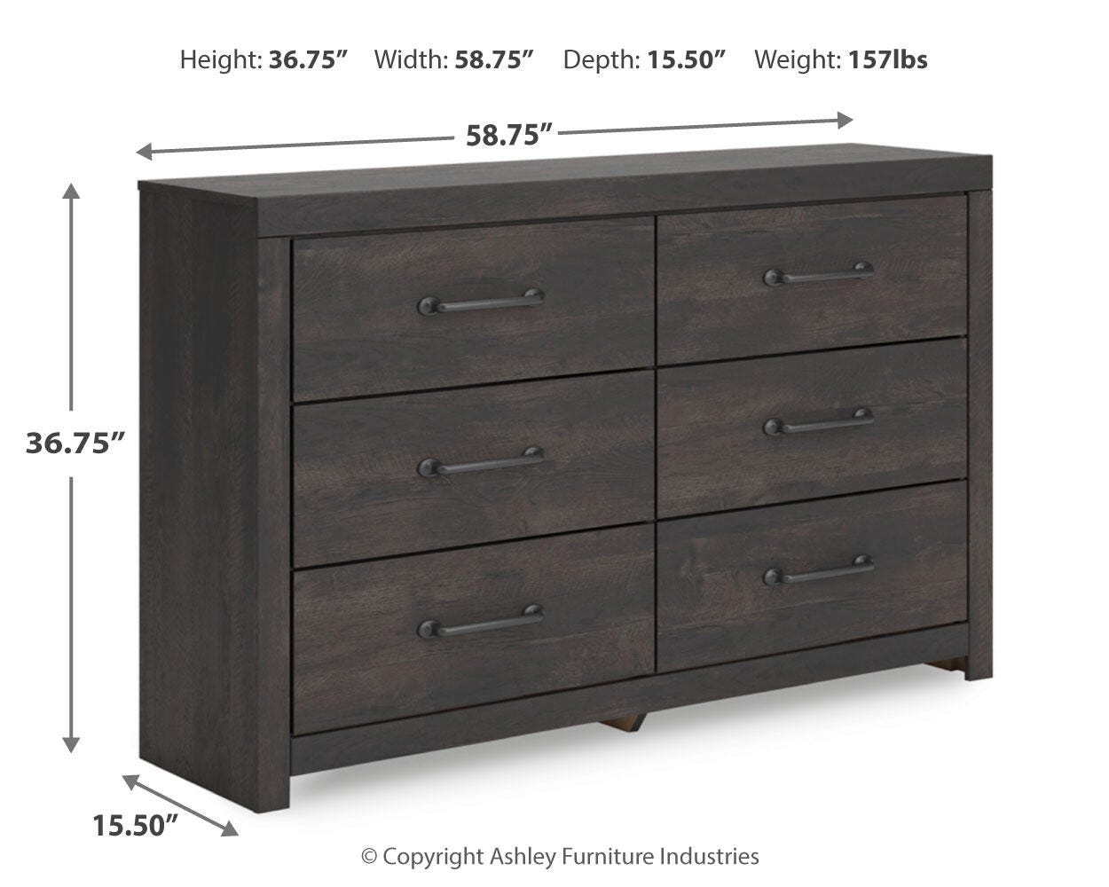 Hollivern Panel Storage Bed, Dresser and Nightstand
