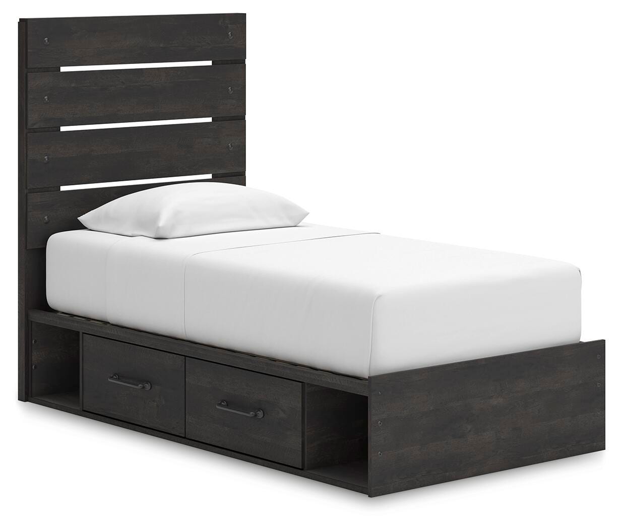 Hollivern Panel Storage Bed, Dresser and Mirror