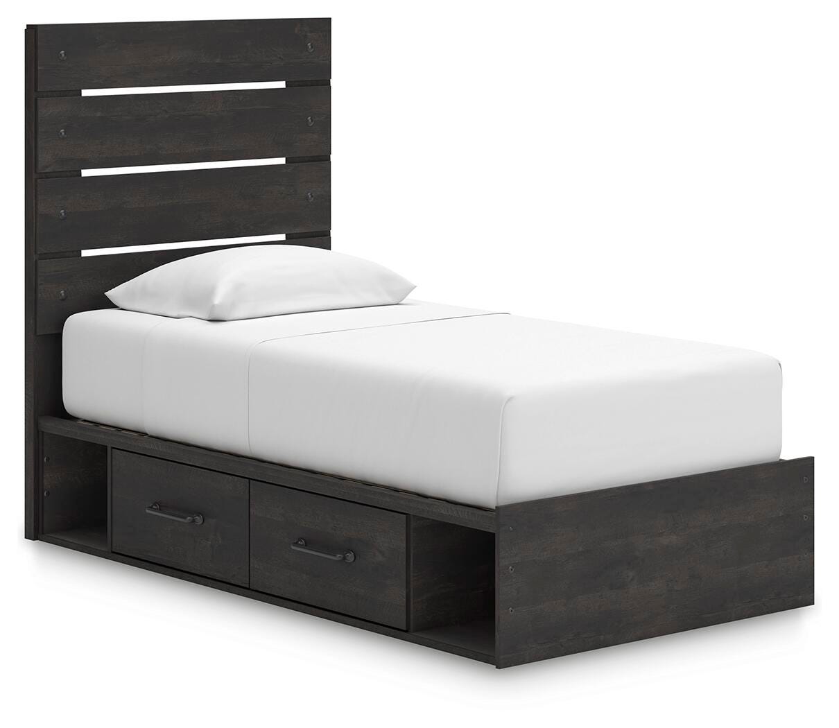 Hollivern Panel Bed with Storage