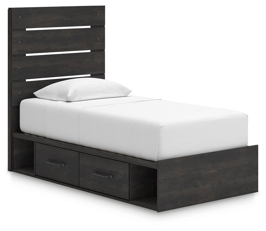 Hollivern Panel Bed with Storage