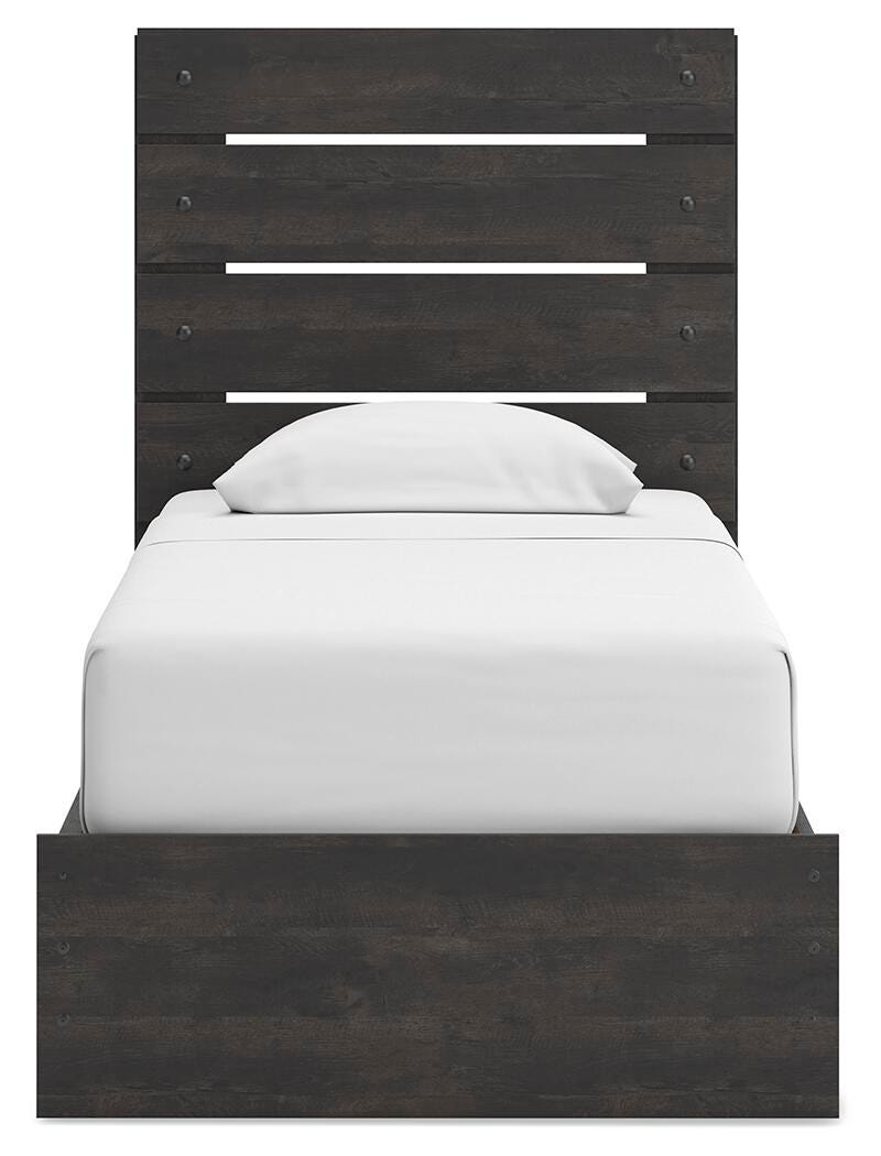 Hollivern Panel Bed with Storage and Dresser