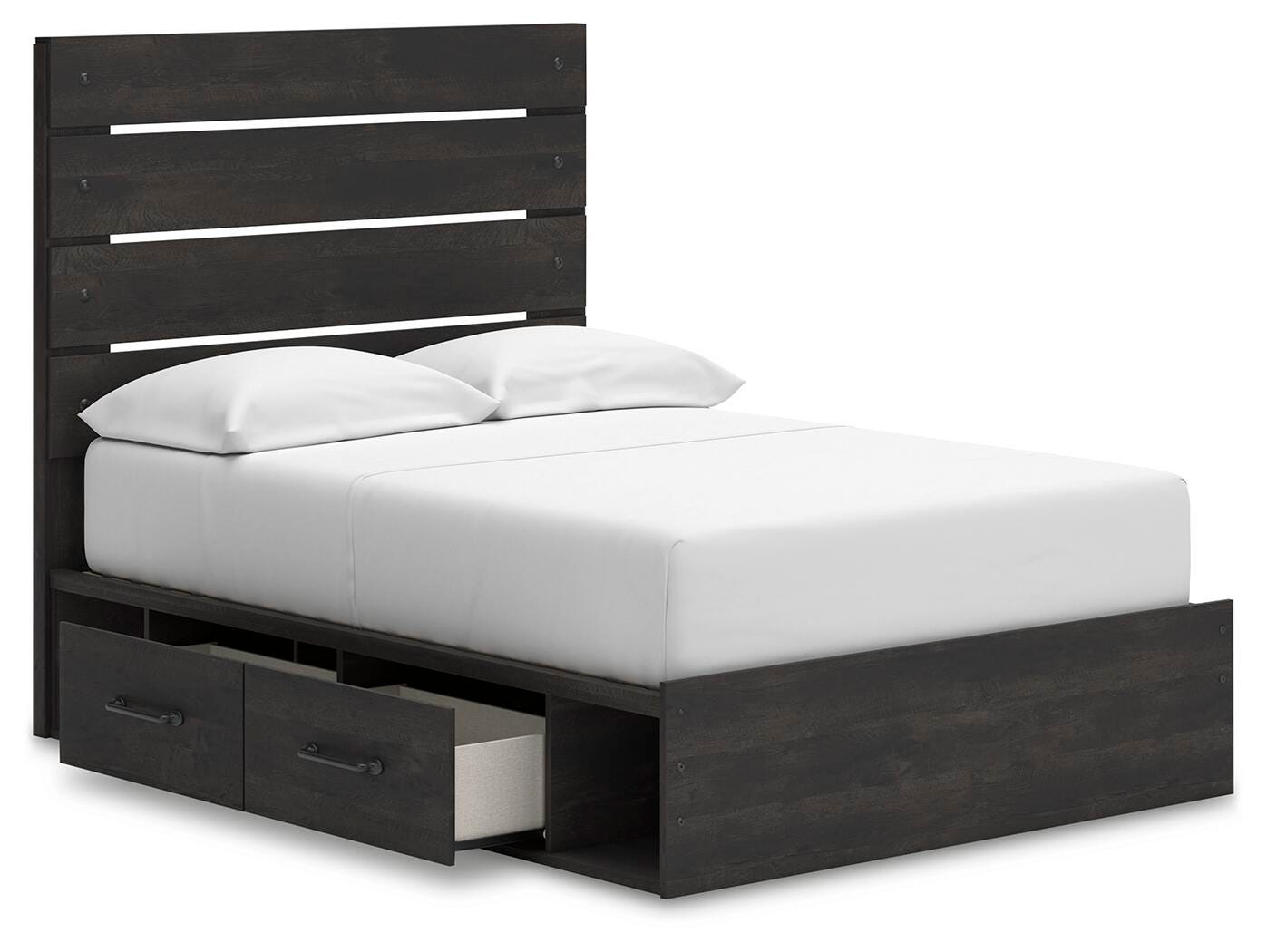 Hollivern Panel Storage Bed, Dresser, Mirror and Chest