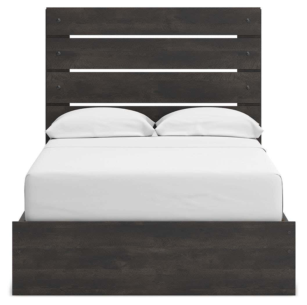 Hollivern Panel Storage Bed, Dresser, Mirror and 2 Nightstands