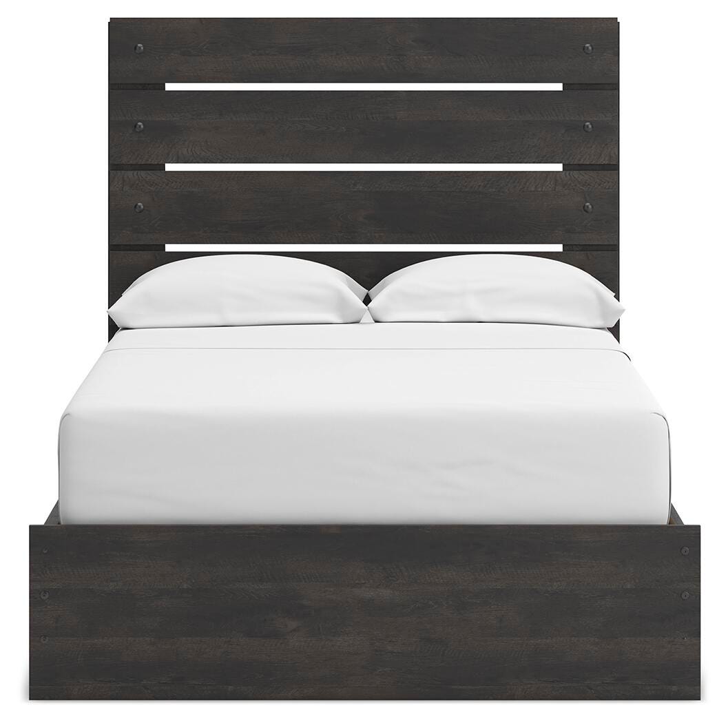 Hollivern Panel Storage Bed, Dresser, Mirror, Chest and Nightstand