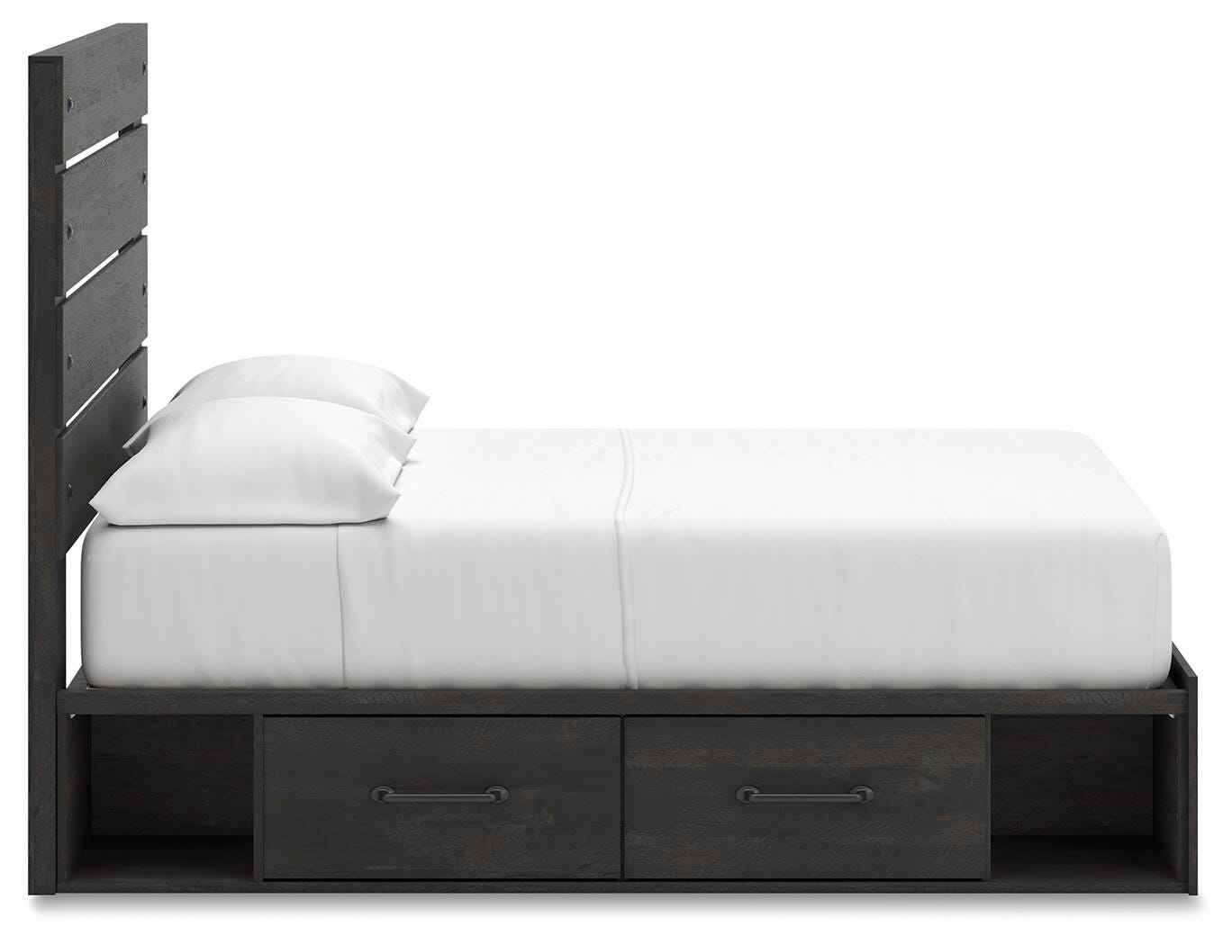 Hollivern Panel Storage Bed, Dresser, Mirror and 2 Nightstands