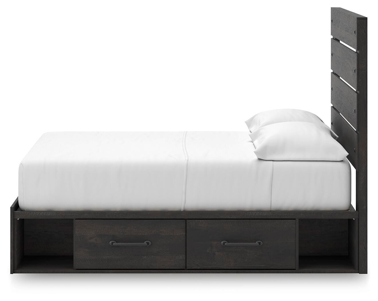 Hollivern Panel Bed with Storage, Dresser, Mirror, Chest and Nightstand