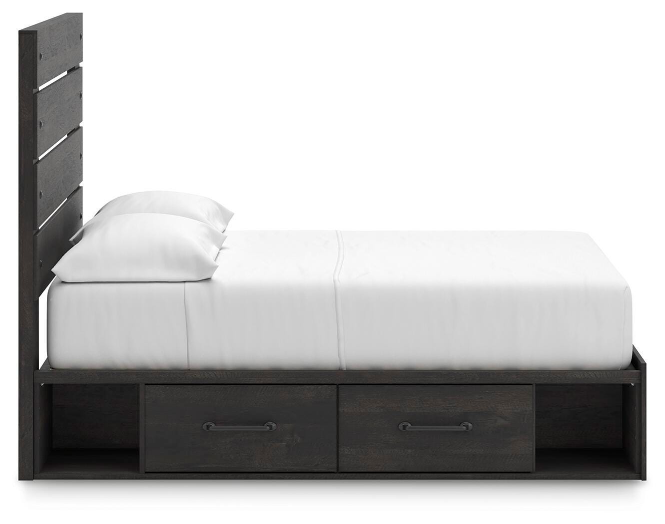 Hollivern Panel Bed with Storage