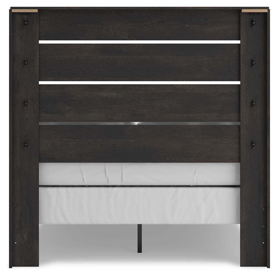 Hollivern Panel Bed, Dresser, Mirror and Chest