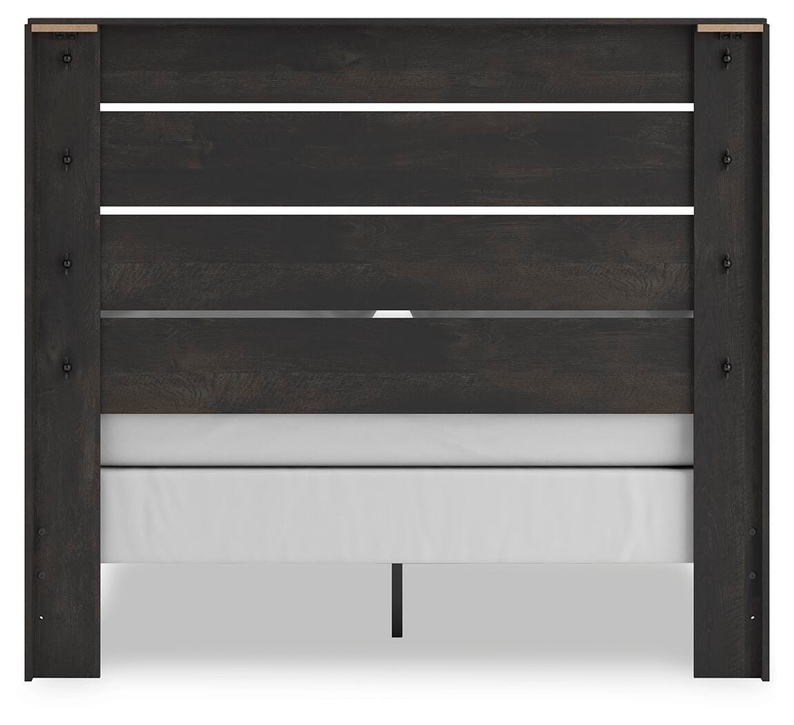 Hollivern Panel Bed, Dresser, Mirror, Chest and Nightstand