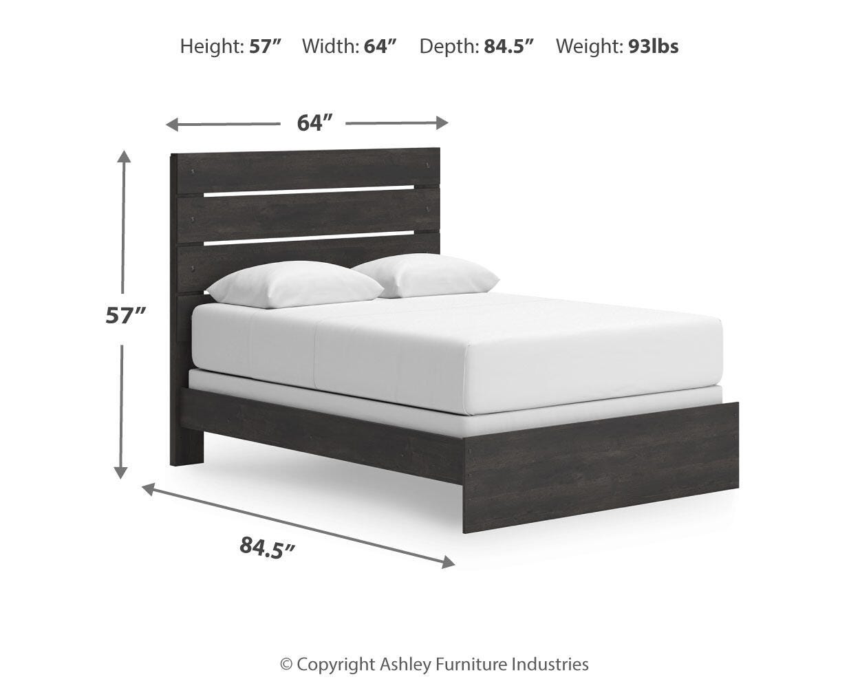 Hollivern Panel Bed, Dresser, Mirror, Chest and 2 Nightstands