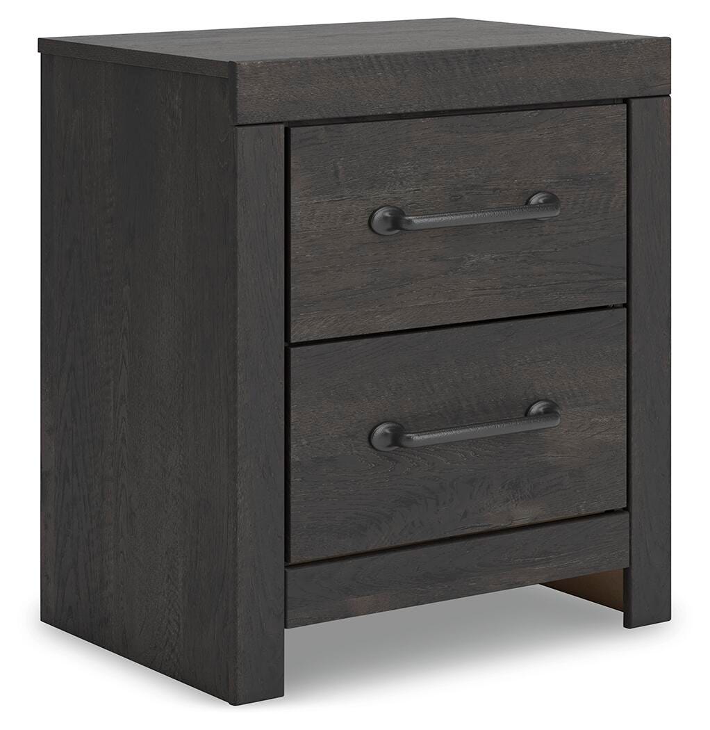 Hollivern Panel Bed, Dresser, Mirror, Chest and 2 Nightstands