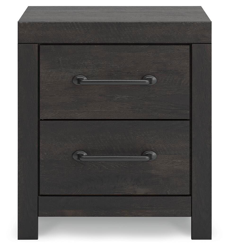 Hollivern Panel Bed with Storage, Dresser, Mirror and Nightstand